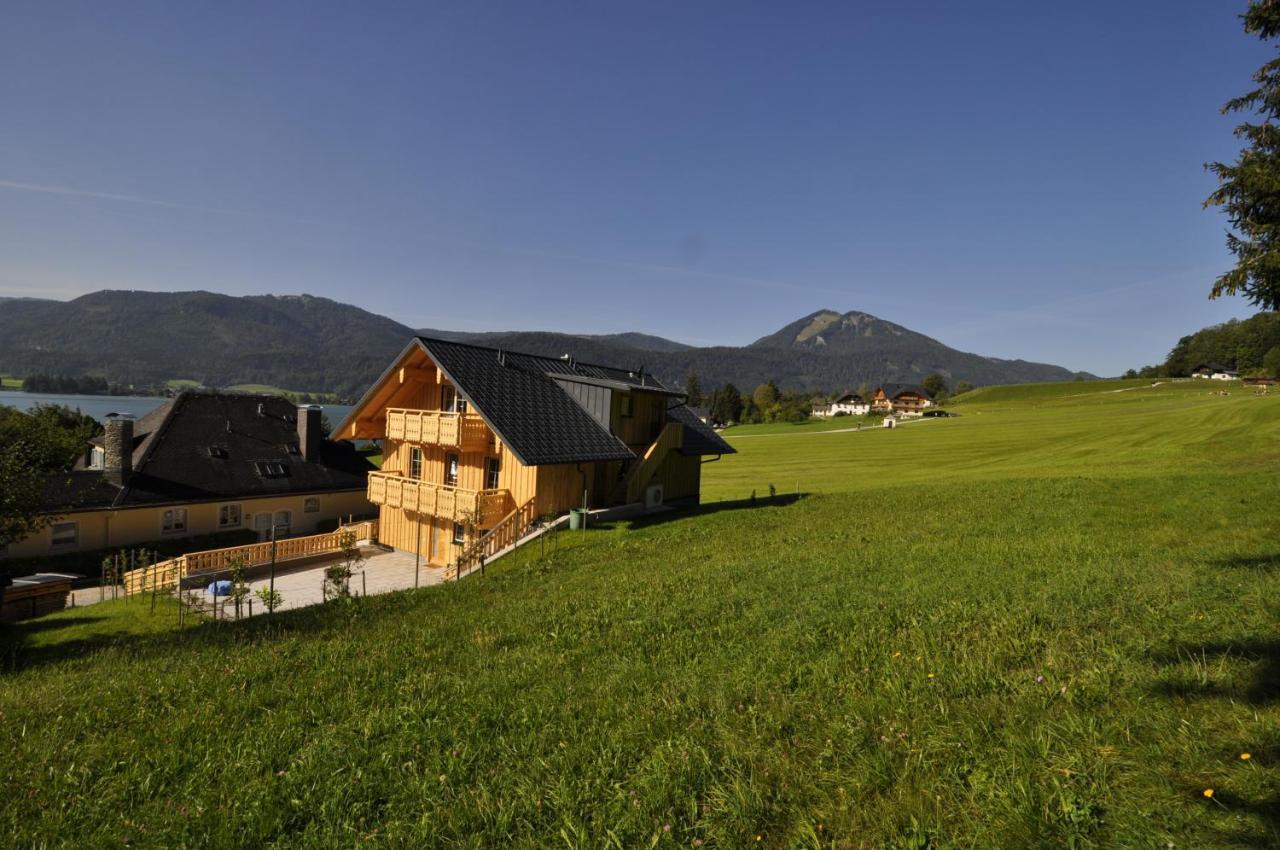 Ferienwohnungen Holzidylle Saint Wolfgang Exterior foto